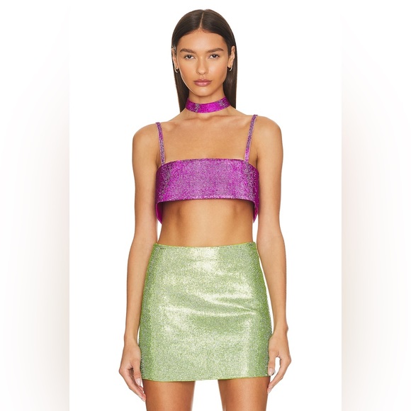 Nue Studio Tops - Nue Charlotte Rhinestone Bandeau